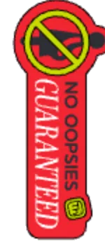 Sticker: no oopsies